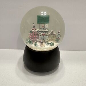 Vintage‎ Christmas BRIGHTON VILLAGE Storyland Musical Snow Globe – "Let it Snow"